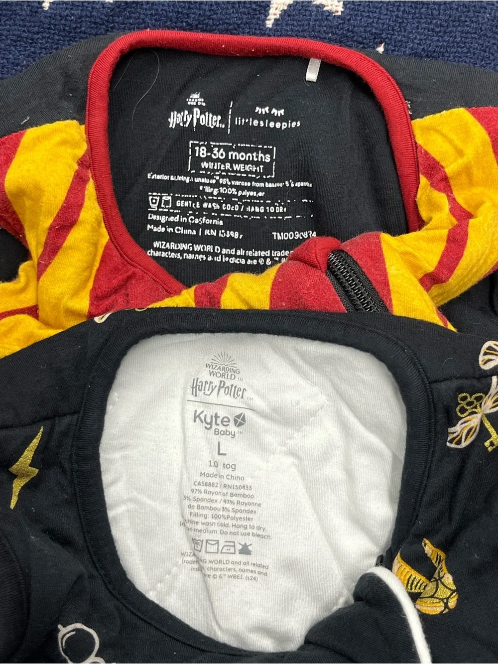 Little Sleepies gryffindor inspired